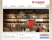 Tablet Screenshot of le-copain.eu